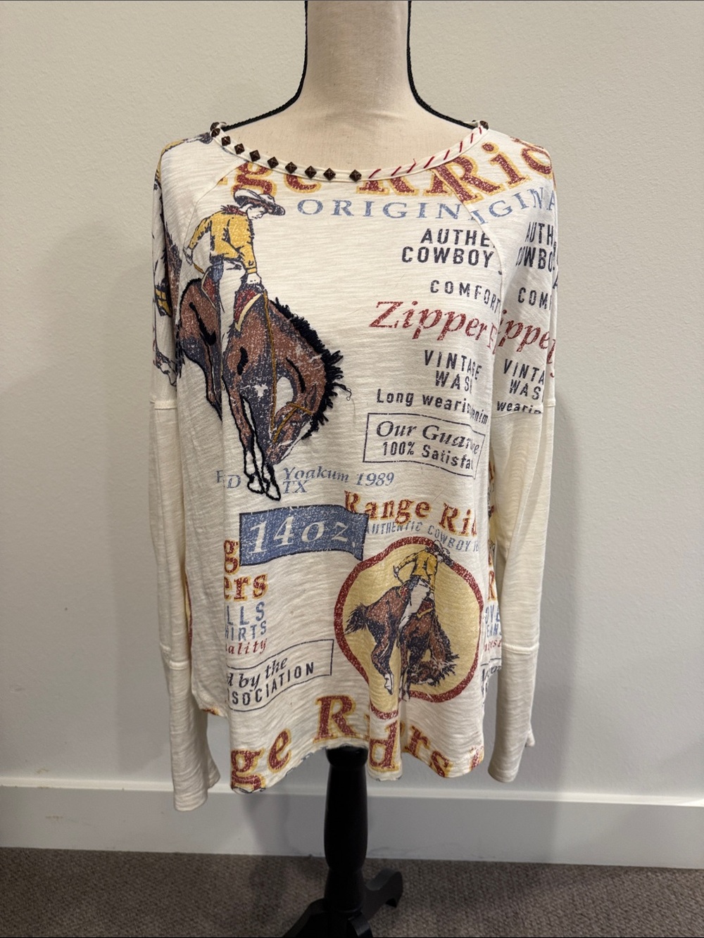 Double D Ranch long sleeve shirt. Worn a handful of times. 100% cotton.